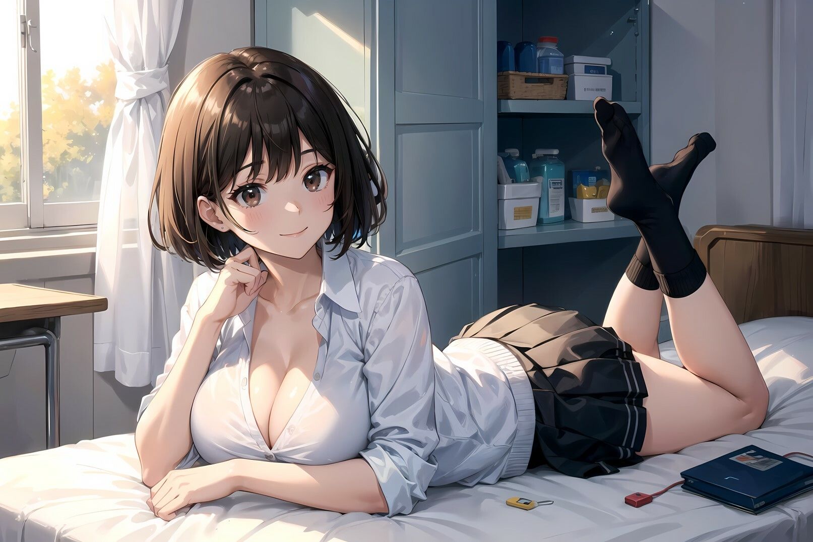 サンプル画像4:おサボりガールズ(aru’s art studio) [d_485016]