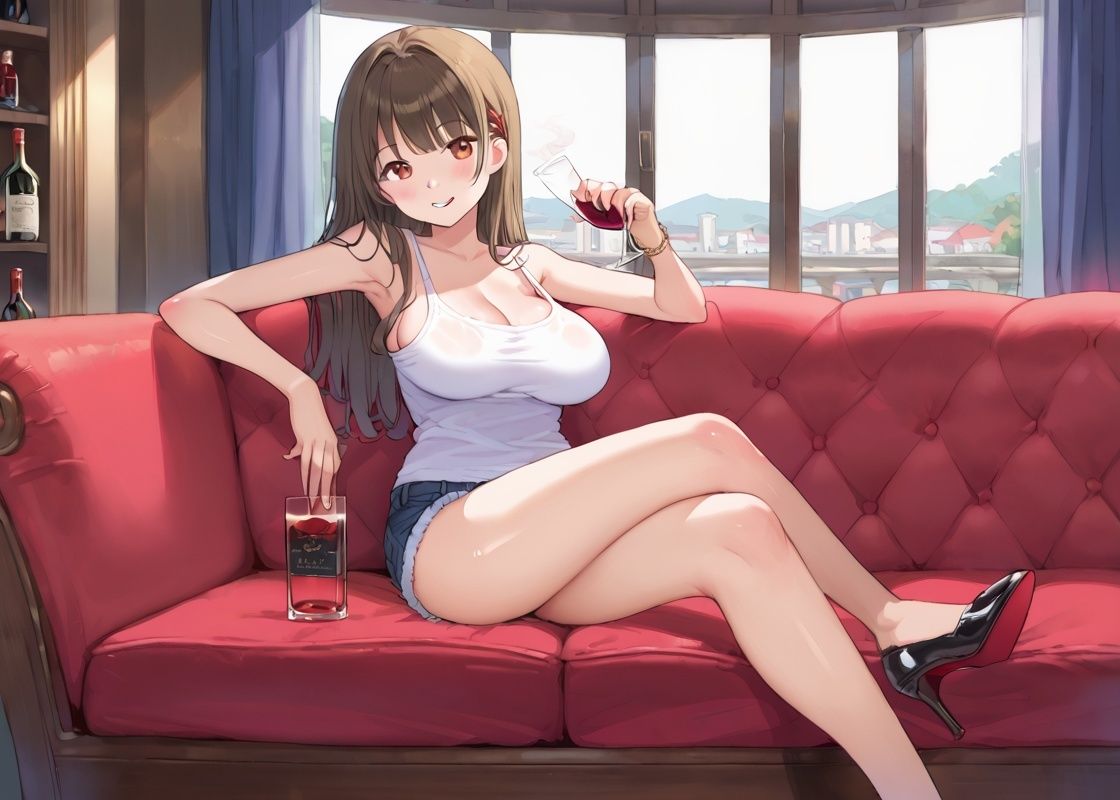 サンプル画像1:アプリで金髪ギャル即ハメ(sksk) [d_485073]