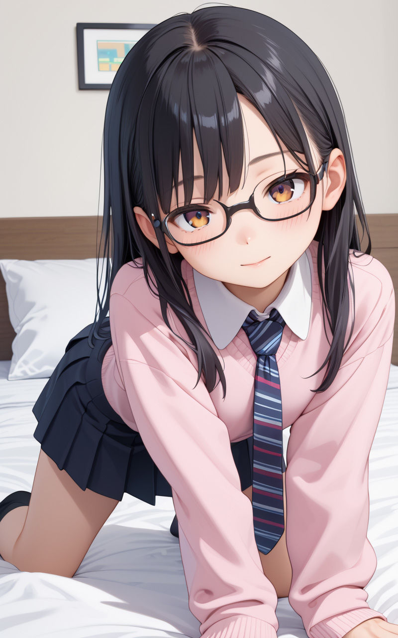 サンプル画像1:幼なじみの地味娘に催●かけてみた。(rosell出版) [d_485077]