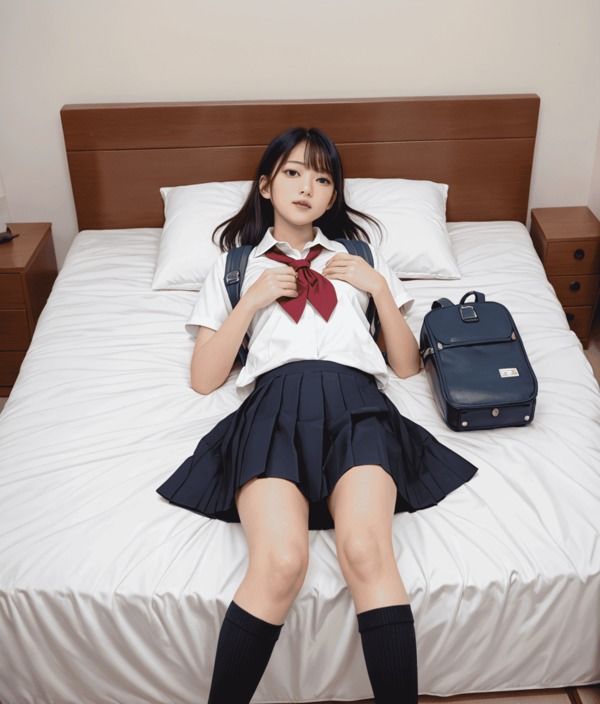 サンプル画像1:どこの学校にもいる異常なくらい経験が早いヤリマンJK(むちむちOL千歳ちゃん) [d_485083]