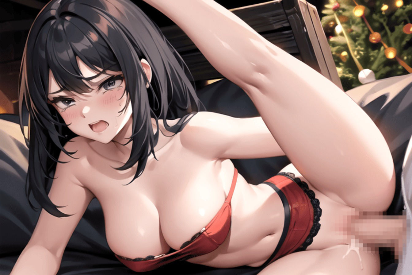 サンプル画像4:中出しされる黒髪の女子校生（クリスマス編 1）(ニッカ堂) [d_485091]