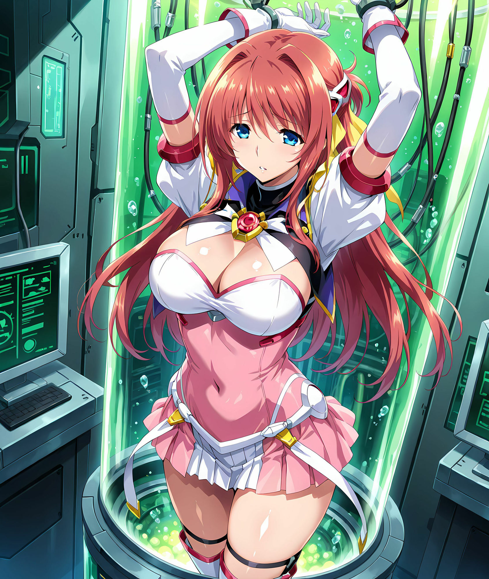 サンプル画像2:変身ヒロイン洗脳悪堕ち・サキュバス化(ochiruevil) [d_485101]