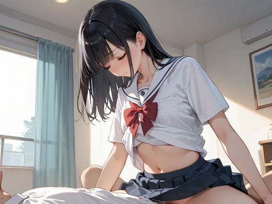 サンプル画像2:義理の妹になった幼馴染と親の留守中に中出ししまくった話(妄想のお時間) [d_485111]