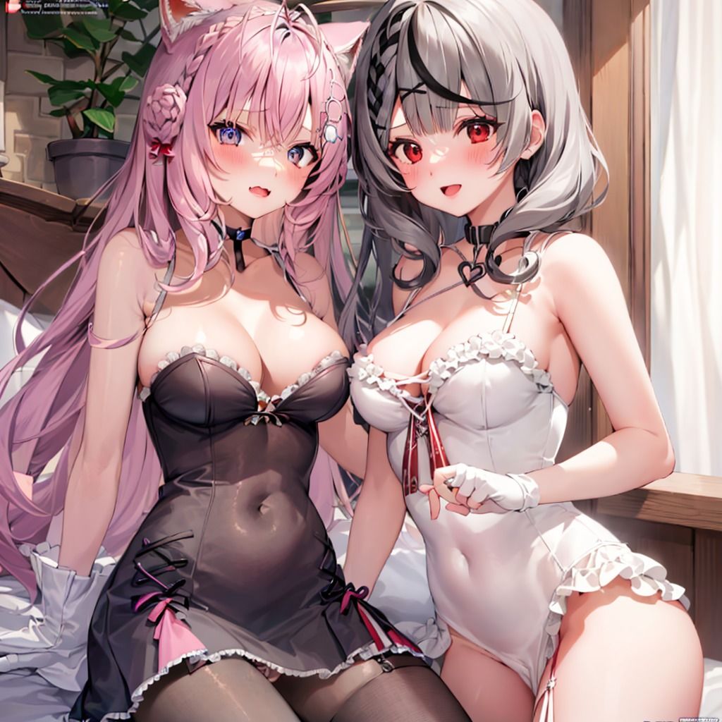 サンプル画像3:てぇてぇCG集 こよくろ1(てぇてぇ堂) [d_485154]