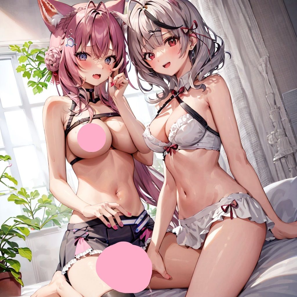 サンプル画像5:てぇてぇCG集 こよくろ1(てぇてぇ堂) [d_485154]