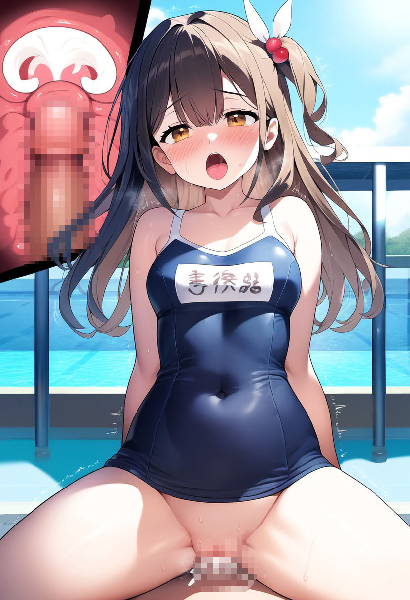 サンプル画像6:中出し大好き！ハーレム学園へようこそ！【豪華CG500枚収録】(学園美少女アイドル【AIイラスト】) [d_485171]