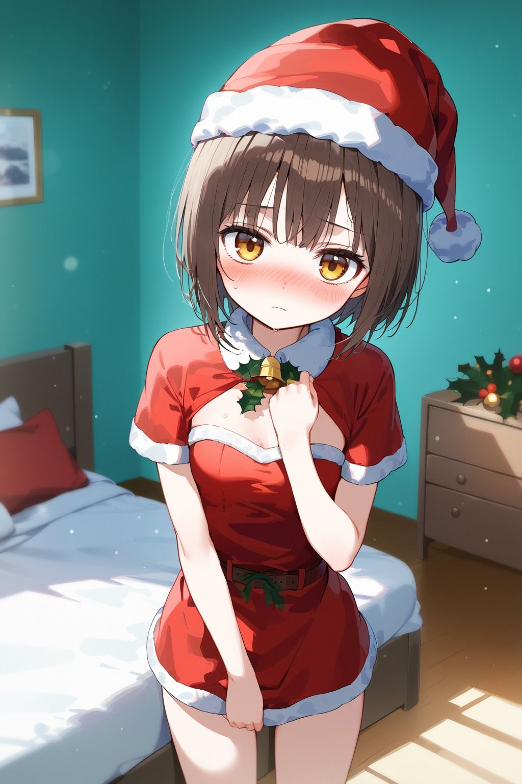 サンプル画像1:サンタ妹と中出しS●X 1（恥ずかしがり妹編）(FY工房) [d_485184]