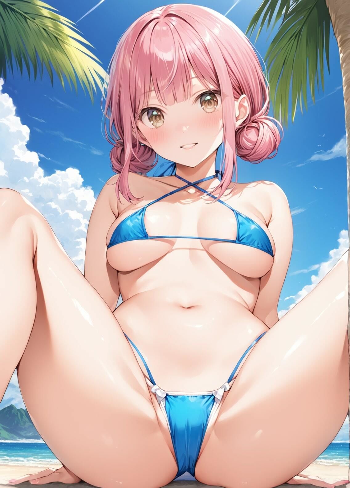 サンプル画像2:「アオのハコ」蝶野雛セクシー写真集（全500枚）(人の海) [d_485189]