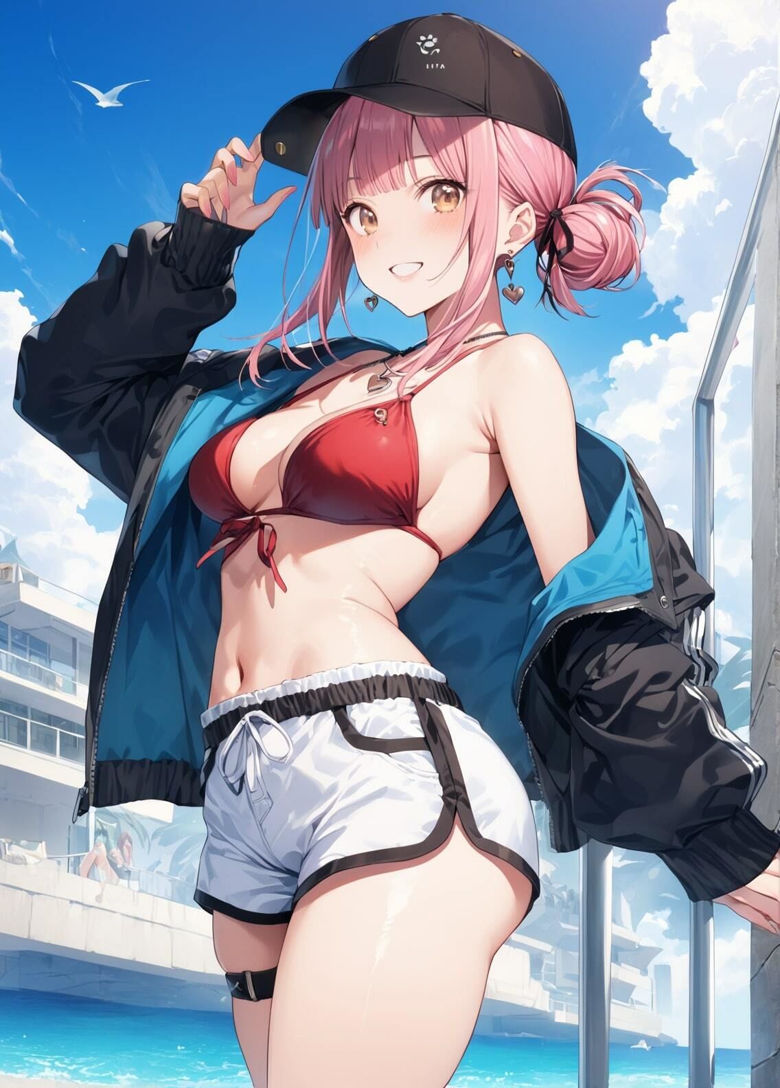 サンプル画像6:「アオのハコ」蝶野雛セクシー写真集（全500枚）(人の海) [d_485189]