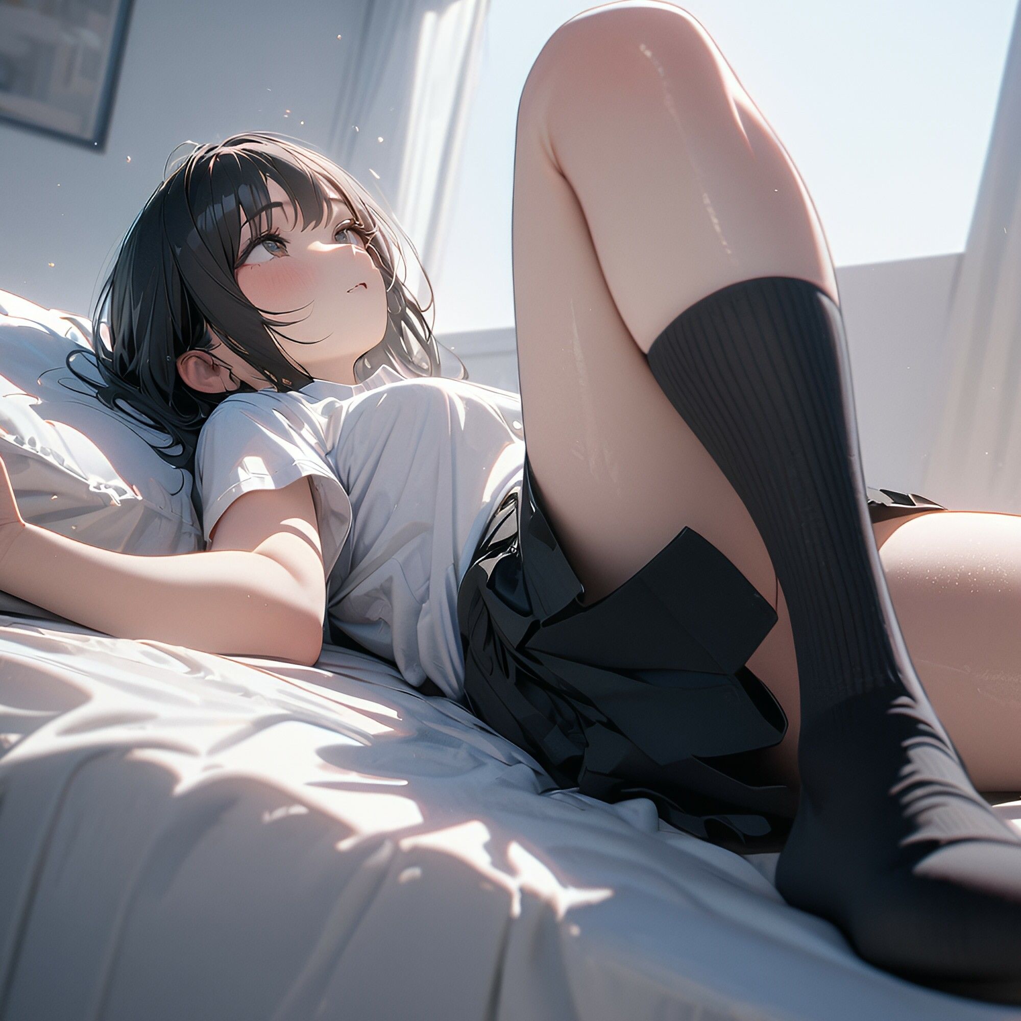 サンプル画像2:足コキ少女【JK制服編】(電脳戯画) [d_485194]