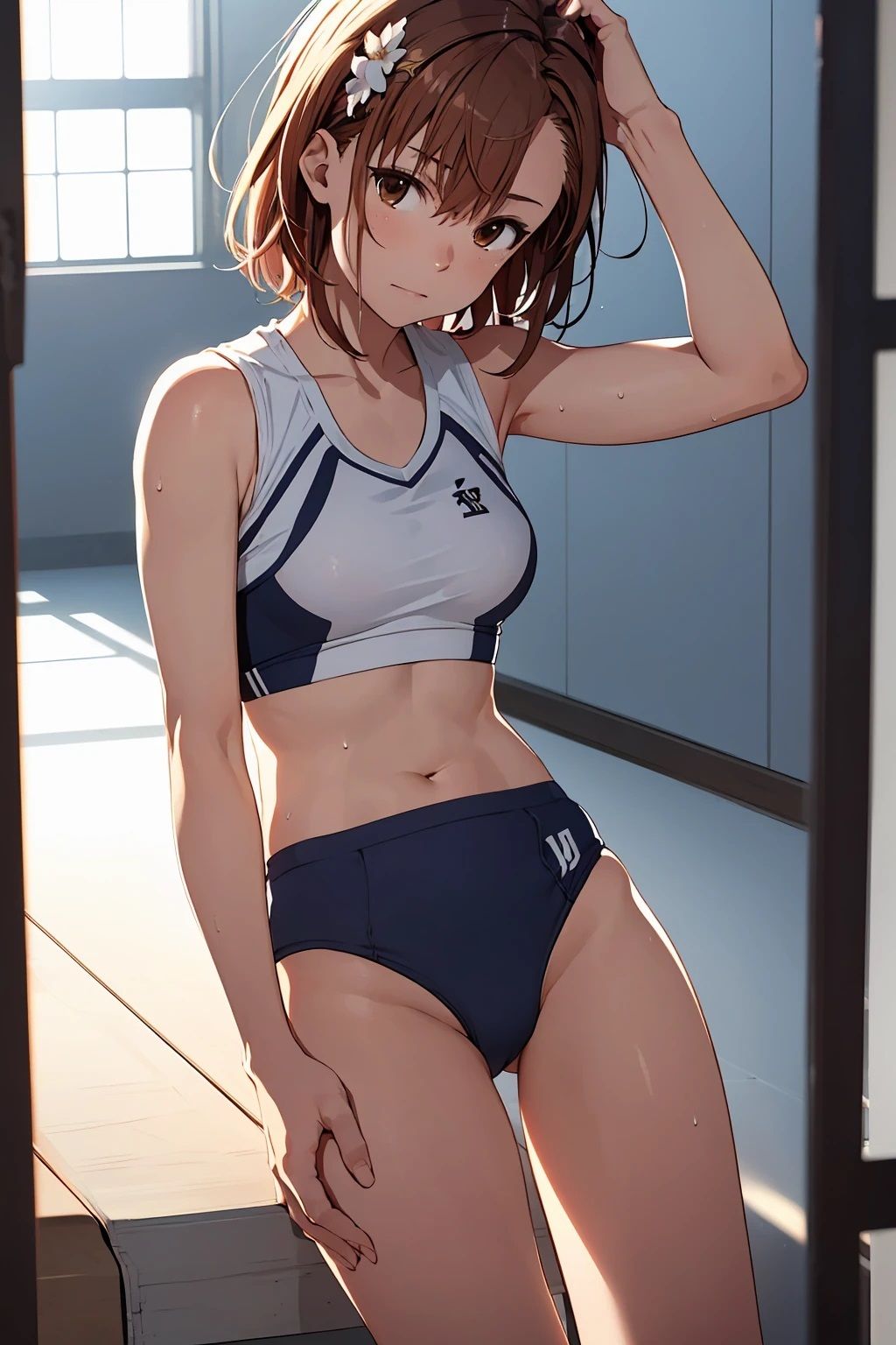 サンプル画像1:御坂〇琴  陸上部（112枚）(ひぐまアート) [d_485235]