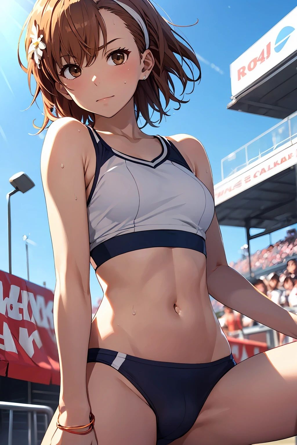 サンプル画像2:御坂〇琴  陸上部（112枚）(ひぐまアート) [d_485235]