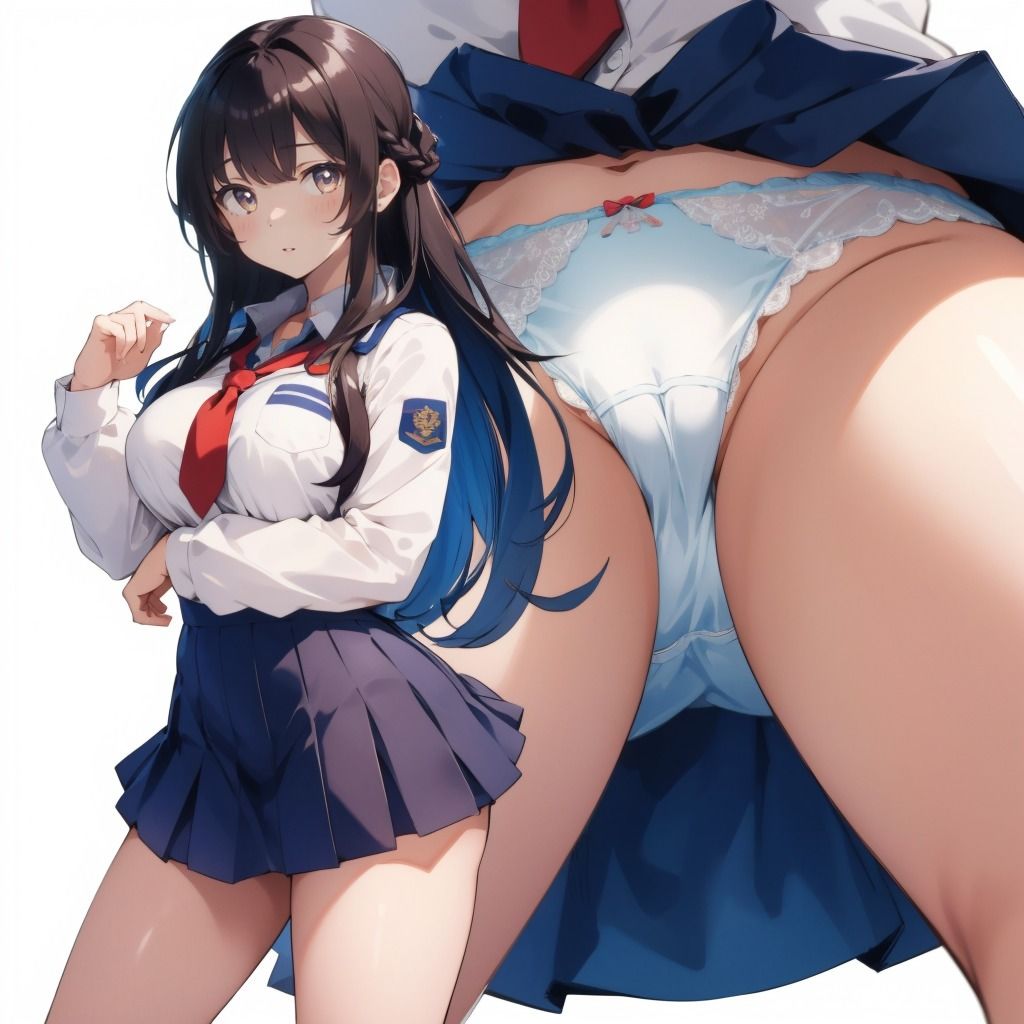 サンプル画像1:制服JKのえちえちおパンツ盗撮アングル＋お尻編(おパンツ専門店) [d_485249]