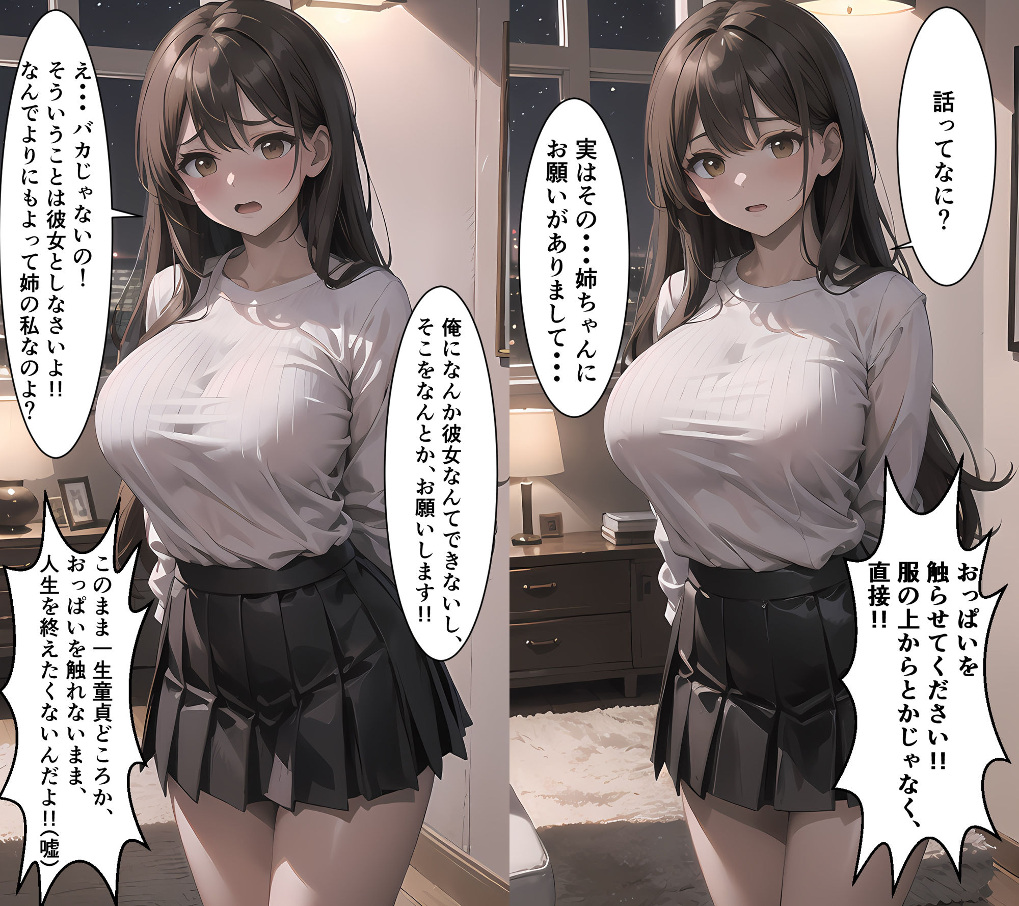 サンプル画像5:ヤリチンの弟が巨乳美女の姉をセックスに持ち込む話(アイスシュタイン) [d_485254]