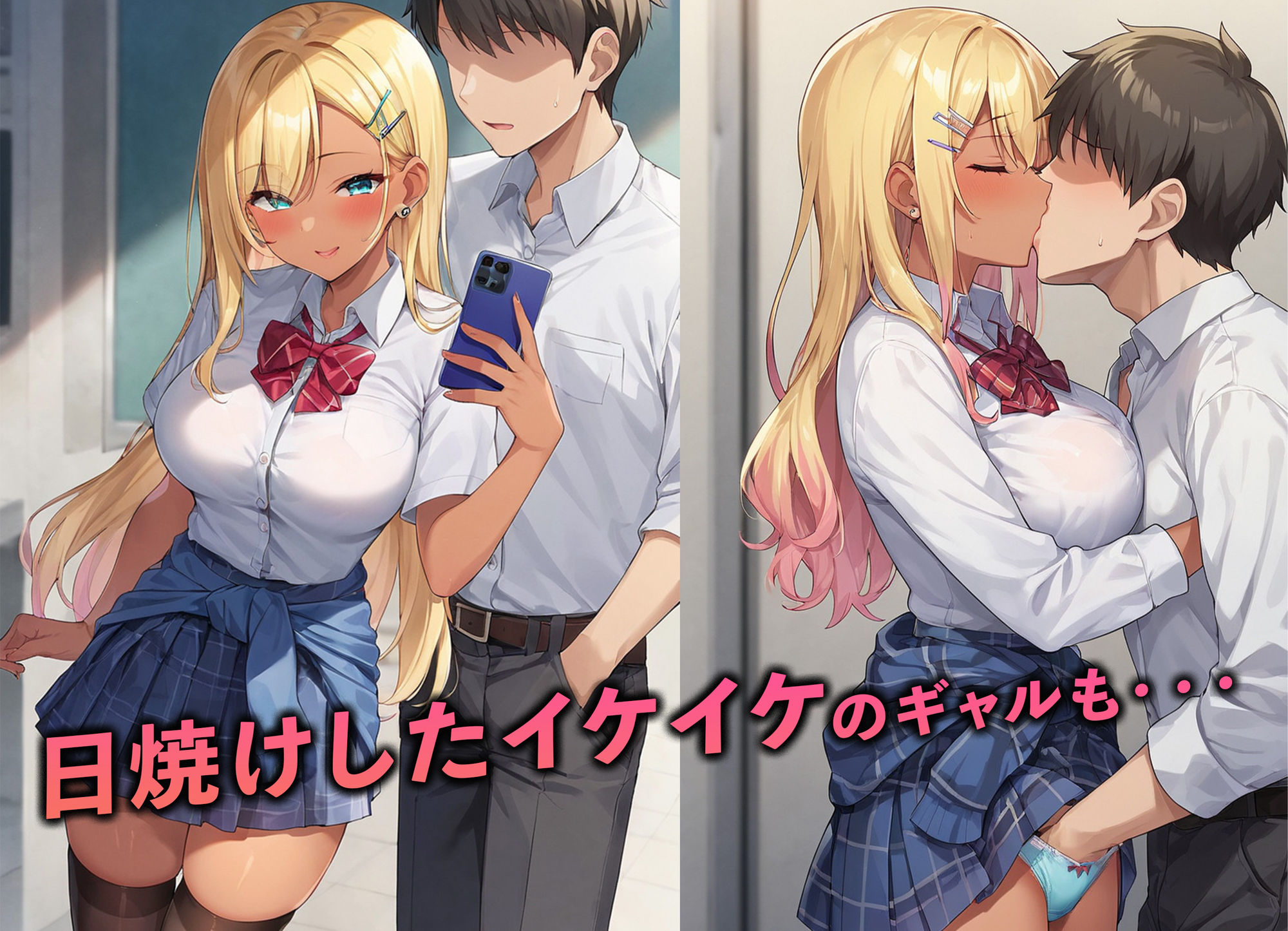 サンプル画像4:クラスの人気ギャルに童貞が種付けプレス(夢幻アトリエ) [d_485257]