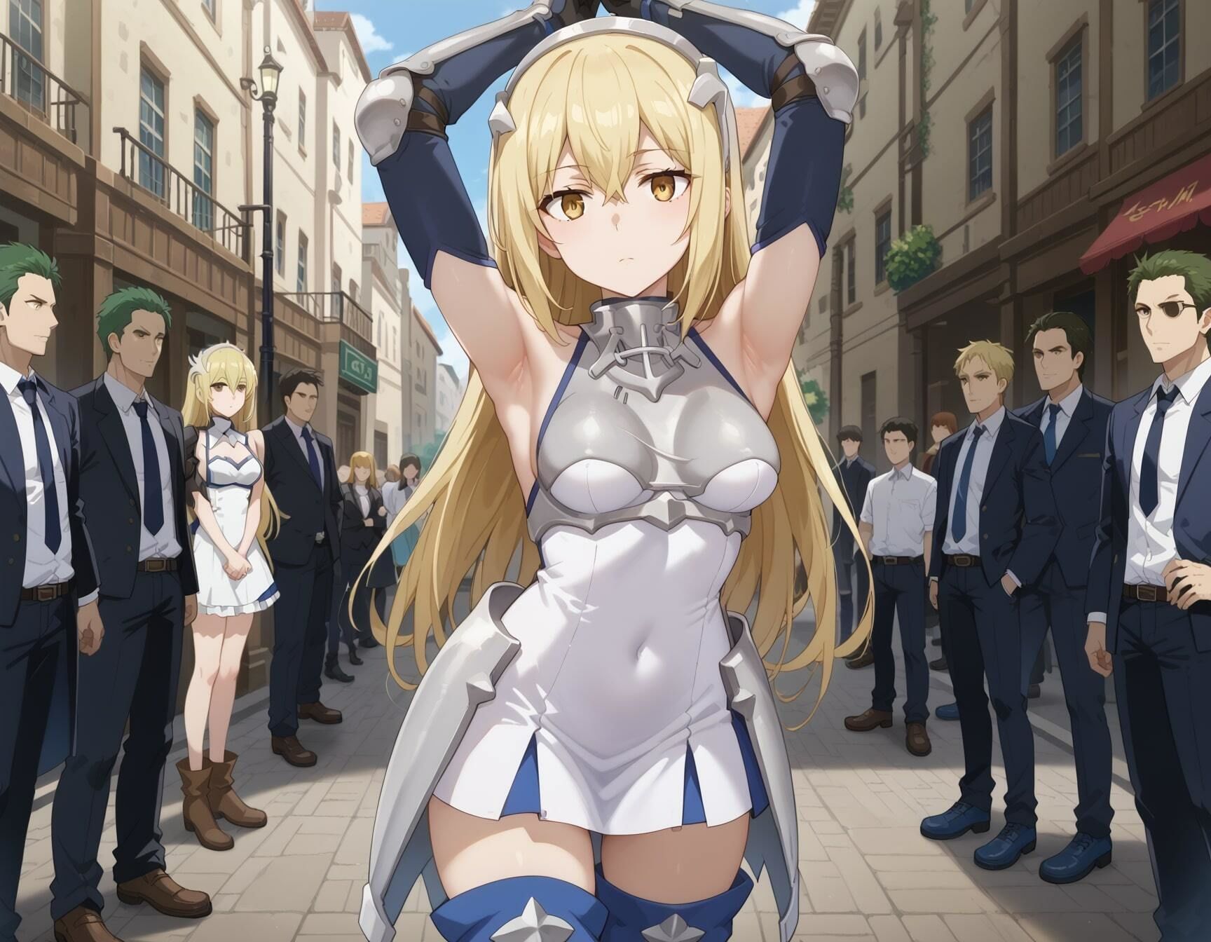 サンプル画像1:ダンまちイラストエロ画像_美少女剣姫アイズちゃんのエロい画像集(エロココ！) [d_485263]