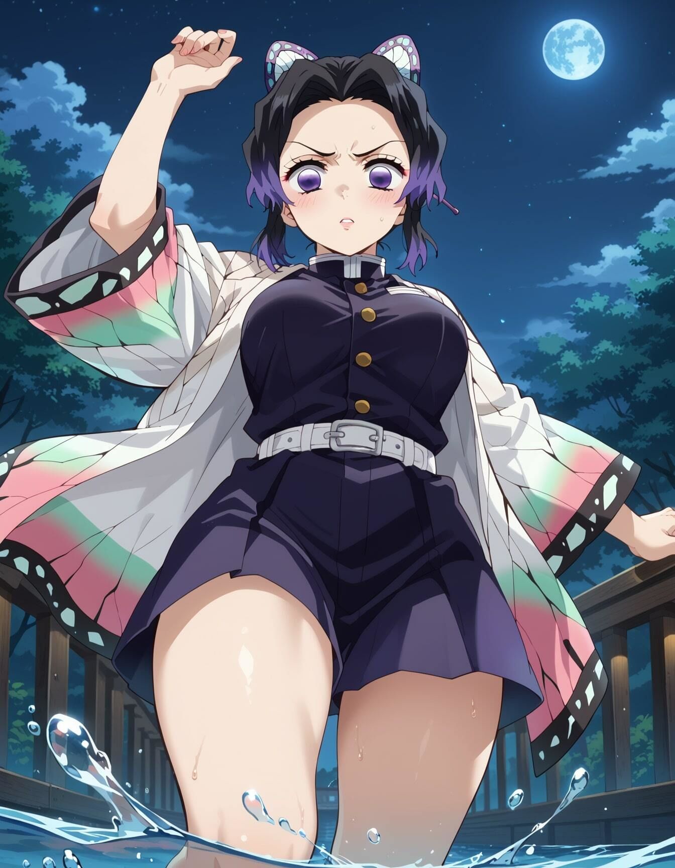 サンプル画像1:鬼滅の○イラストエロ画像_「このおっぱいで37kgは無理でしょ」しのぶちゃんのエロい画像集(エロココ！) [d_485271]