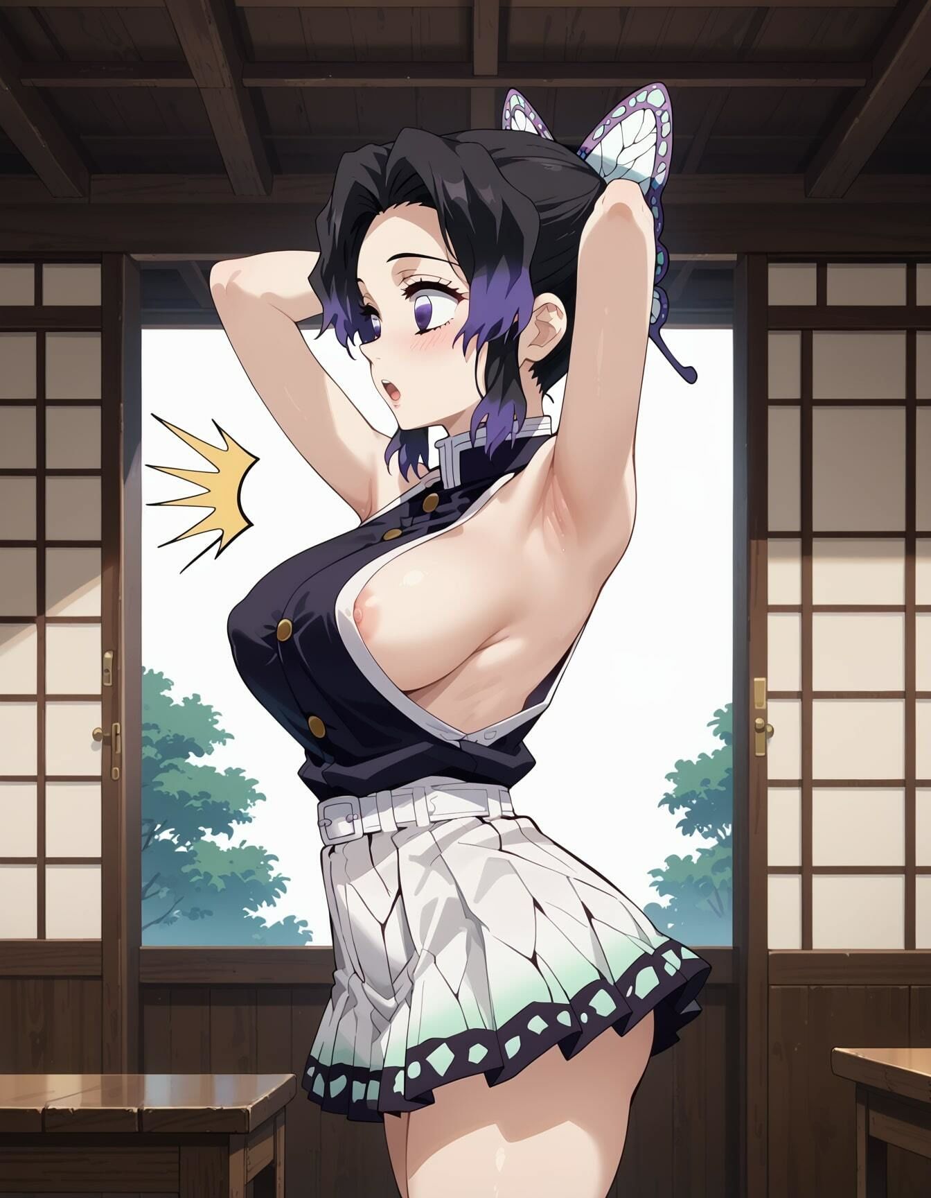 サンプル画像2:鬼滅の○イラストエロ画像_「このおっぱいで37kgは無理でしょ」しのぶちゃんのエロい画像集(エロココ！) [d_485271]