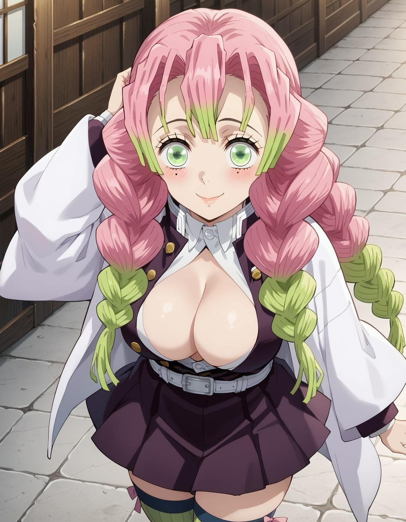 サンプル画像1:鬼滅の○イラストエロ画像_セクシー巨乳でマジ天使な蜜璃ちゃんのエロい画像集(エロココ！) [d_485277]