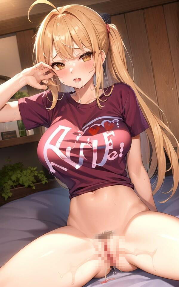 サンプル画像2:やることないので幼なじみと暇つぶしSEX(AIgreen) [d_485329]