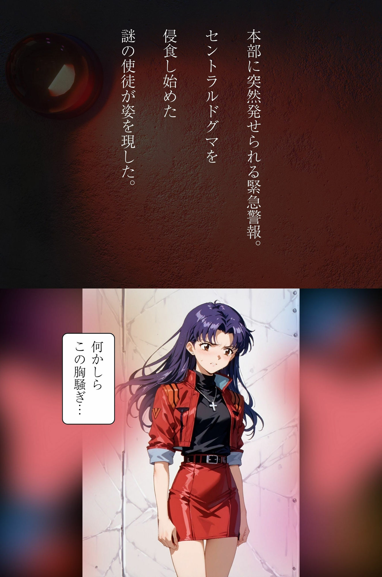 サンプル画像1:共鳴の刻 乱交 〜シンクロ率100％で使徒を迎え撃つ〜(チーズちくわ部) [d_485391]