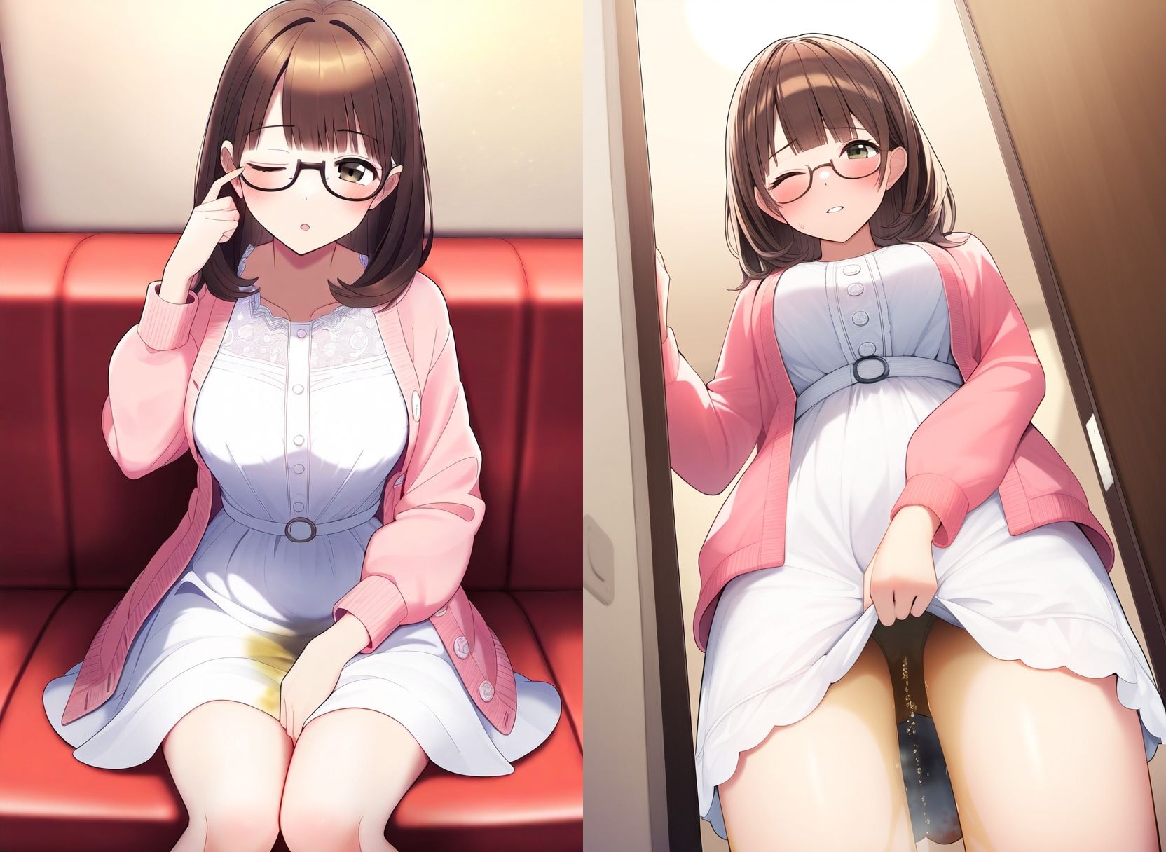 サンプル画像5:お姉さん、まだオネショ（夜尿症）が治ってないって本当ですか？(性癖ユガ芽) [d_485511]