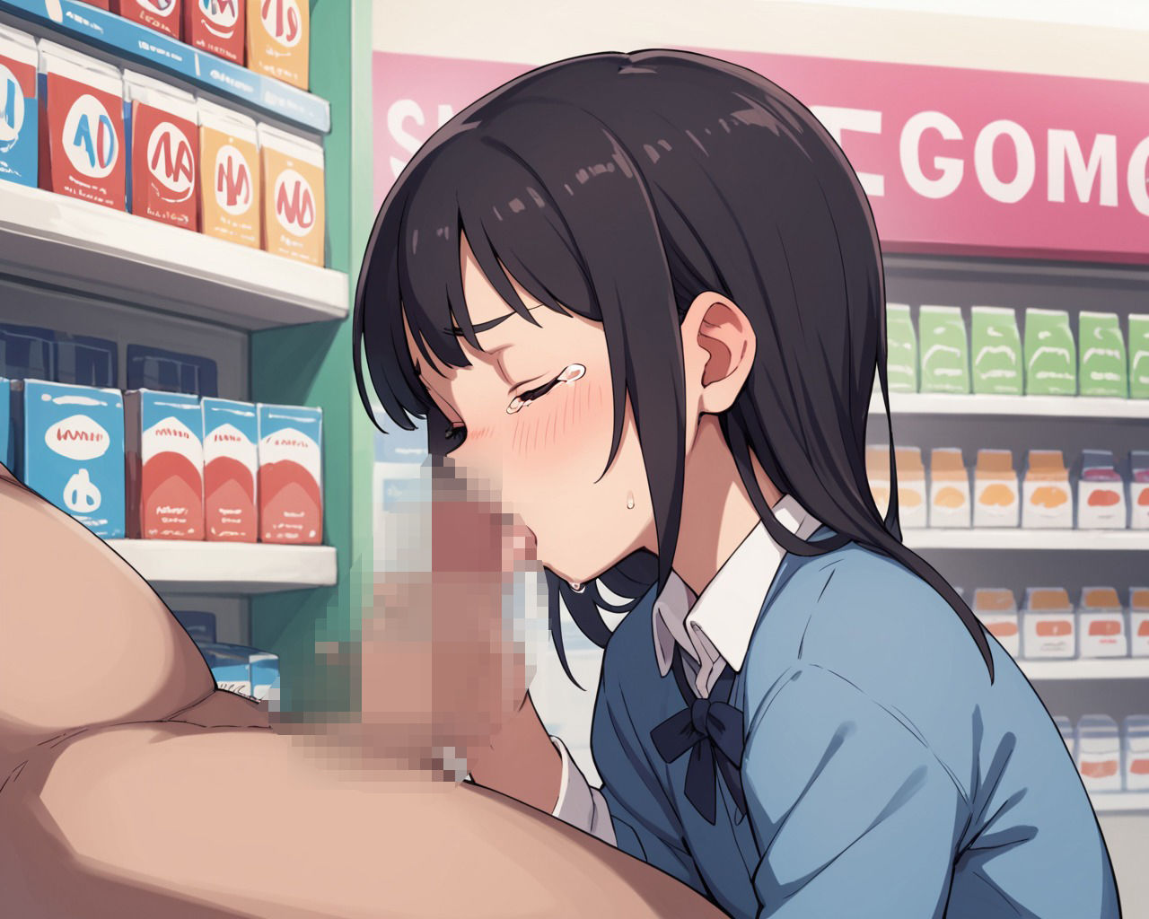 サンプル画像6:新人教育。イクまで強●教育させられる！！(しおチャーハン) [d_485513]