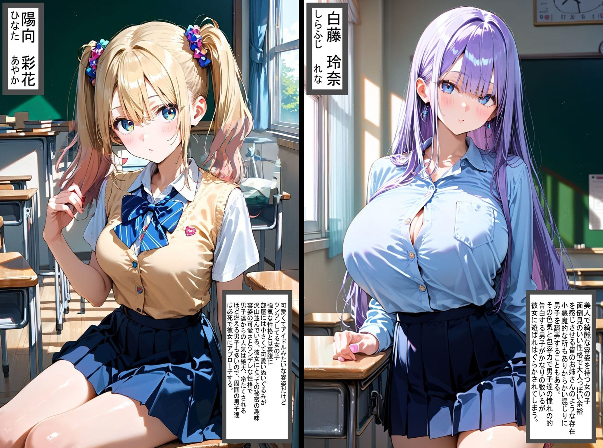 サンプル画像1:2人の狙われたJK 性奴●化計画（陽向・白藤）(ゆゆの森) [d_485591]