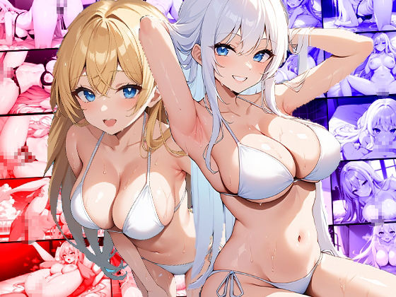 サンプル画像1:双子グラドルと秘密の個人撮影 〜銀髪の誘惑と金髪の挑発〜(御一堂) [d_485604]