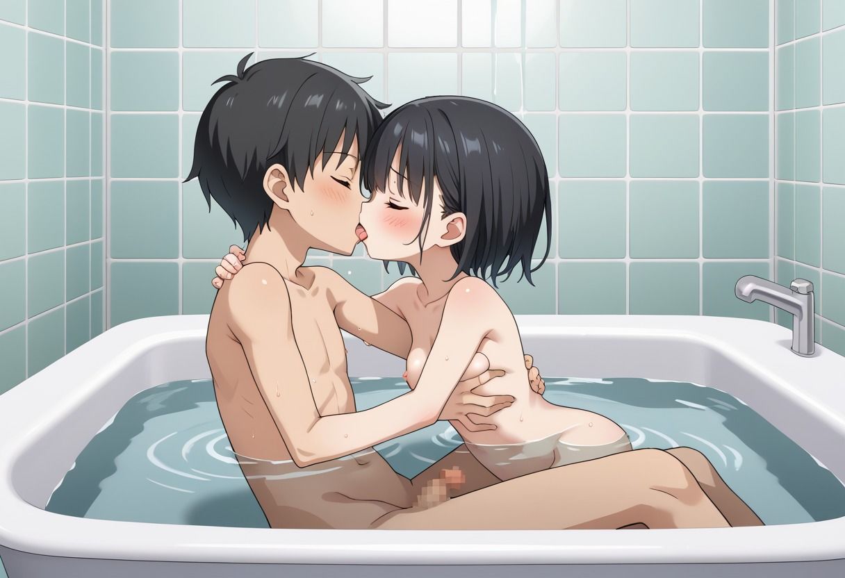 サンプル画像5:妹と親に内緒でイチャらぶ中出しえっち(禁断館) [d_485689]