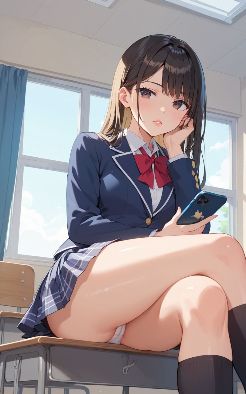 サンプル画像1:同級生に頼み込んで生エッチさせてもらった(謎の光) [d_485940]