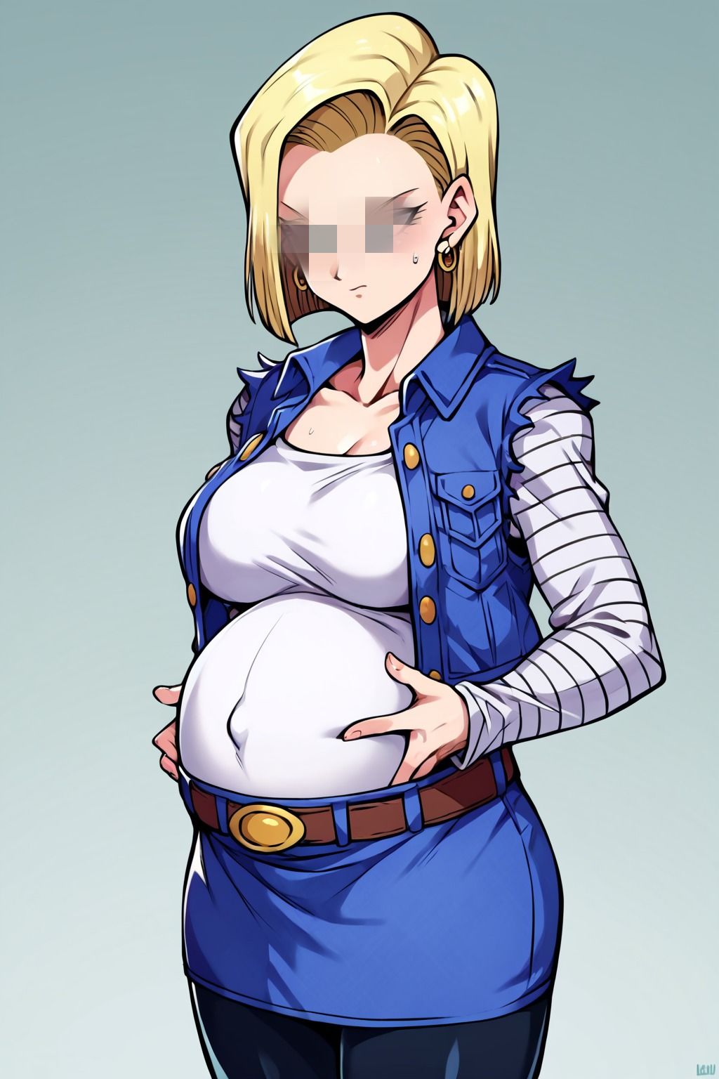 サンプル画像5:憧れの人妻18号を孕ませる(一文字) [d_485953]