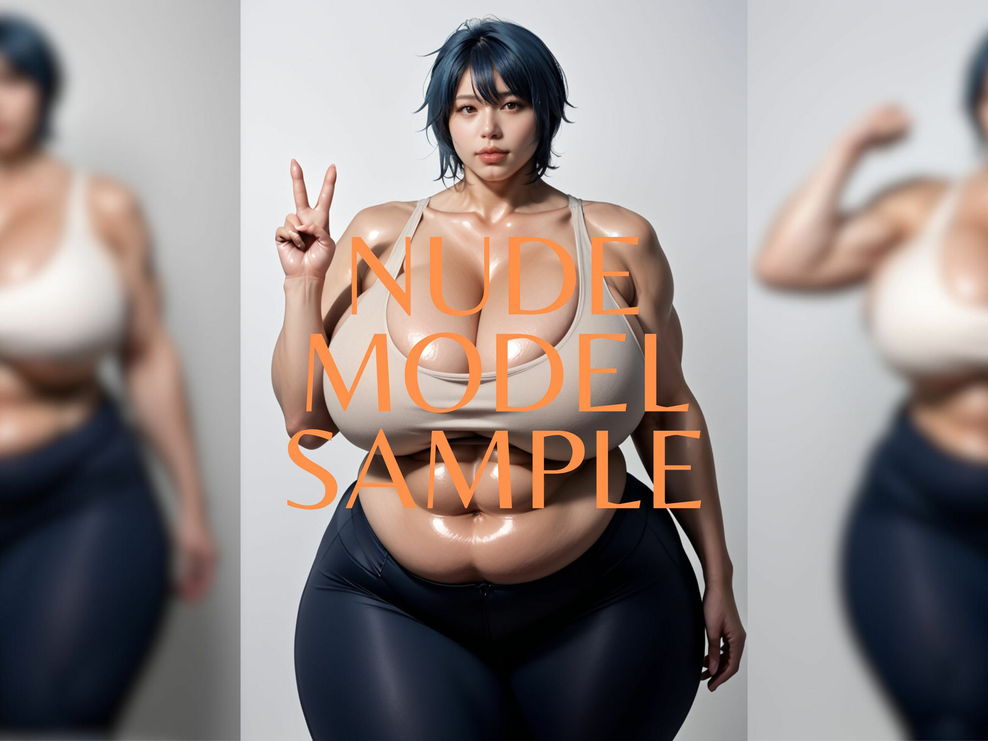 サンプル画像1:NIKUKAN NUDE MODEL_vol16_ガチムチ体型(肉感至上主義) [d_486006]