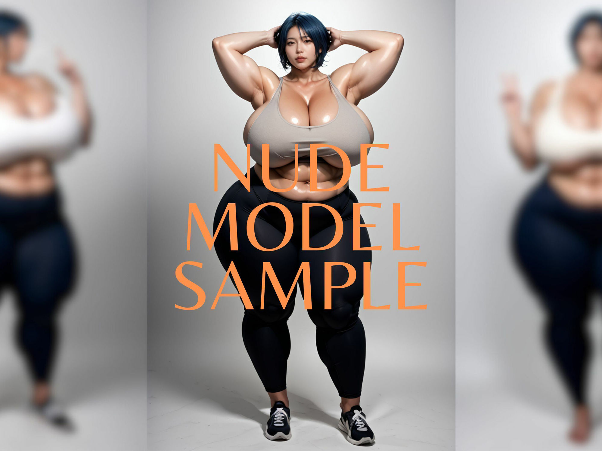 サンプル画像2:NIKUKAN NUDE MODEL_vol16_ガチムチ体型(肉感至上主義) [d_486006]