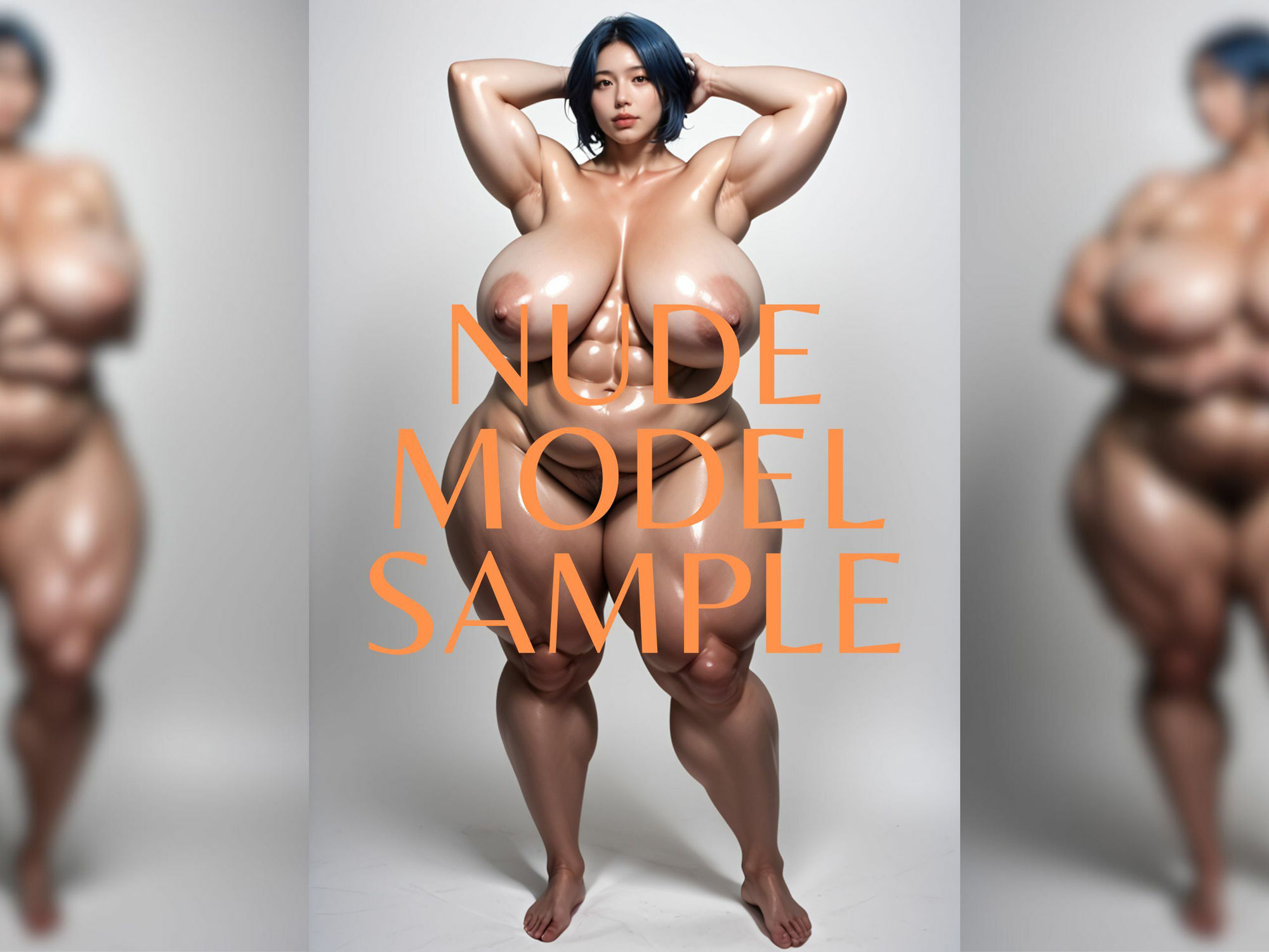 サンプル画像3:NIKUKAN NUDE MODEL_vol16_ガチムチ体型(肉感至上主義) [d_486006]