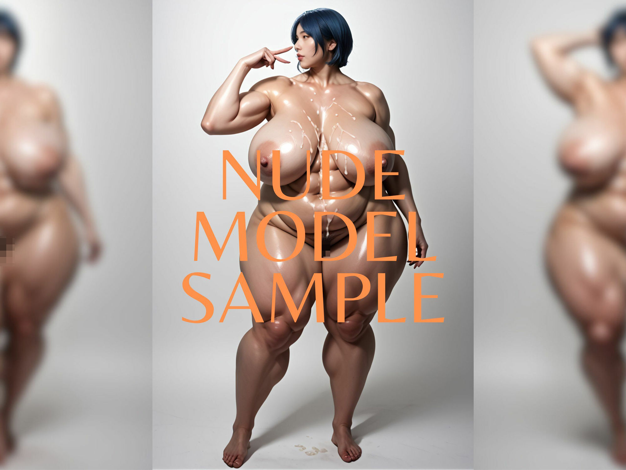 サンプル画像6:NIKUKAN NUDE MODEL_vol16_ガチムチ体型(肉感至上主義) [d_486006]