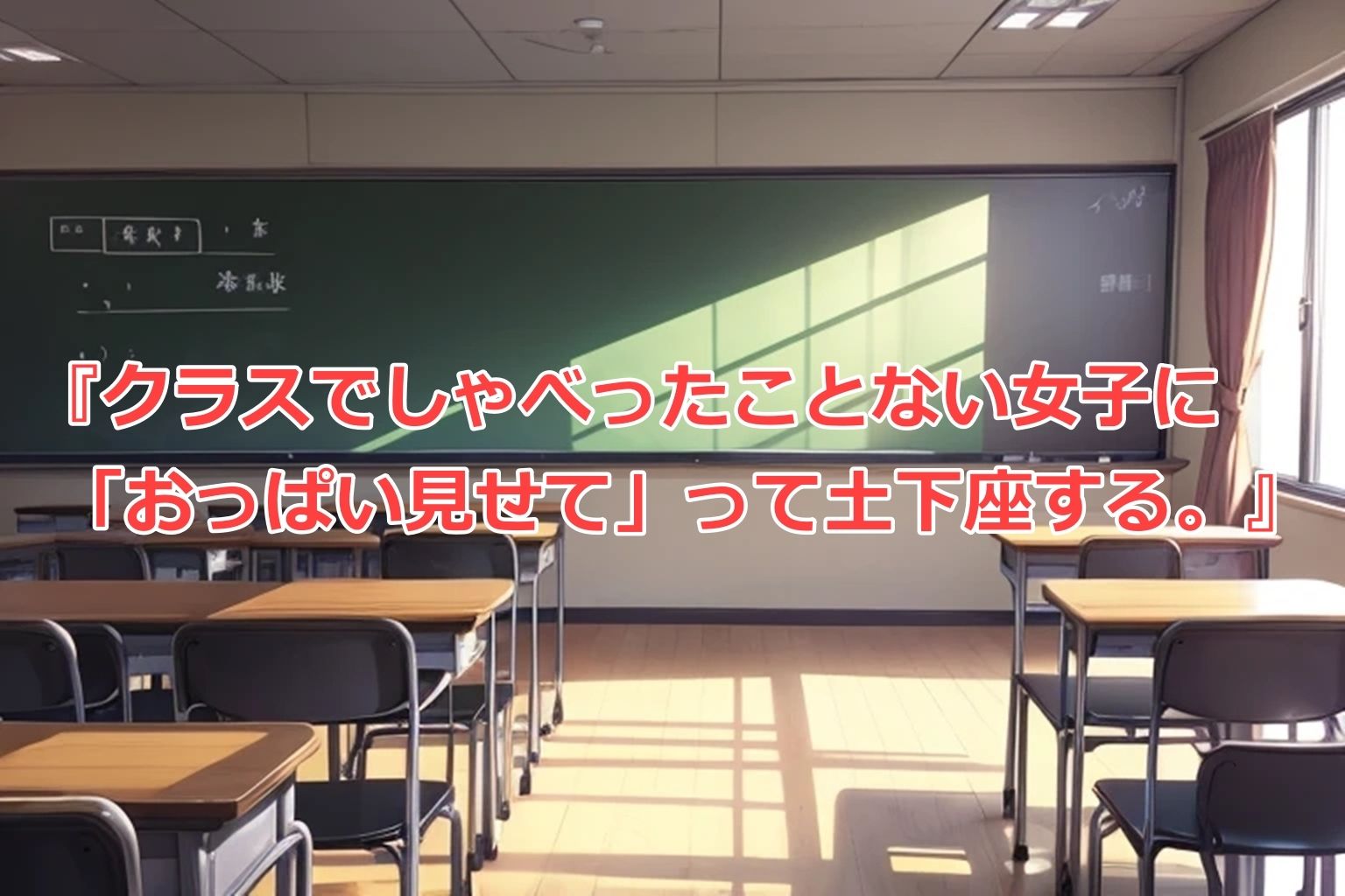 サンプル画像1:しゃべったことないクラスメイト。実は隠れ巨乳…(くまとねこ屋) [d_486020]