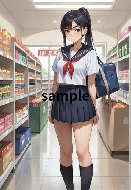 サンプル画像1:万引きJKを警察に言わない代わりに緊縛してわからせた(艶夢) [d_486032]