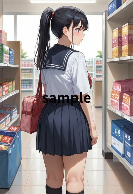 サンプル画像2:万引きJKを警察に言わない代わりに緊縛してわからせた(艶夢) [d_486032]