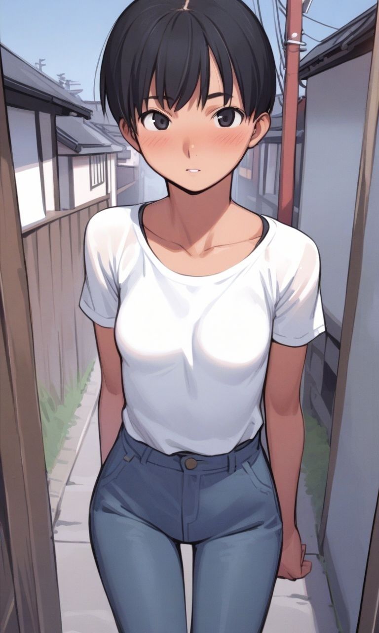 サンプル画像1:ボーイッシュな陸上女子とエッチするCG集(ハラメウメ) [d_486074]