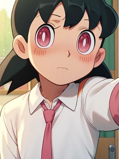 サンプル画像1:ドラえもんのしずかちゃんから送られてきた自撮り写真(自撮りサークル  イカスミ工房) [d_486091]