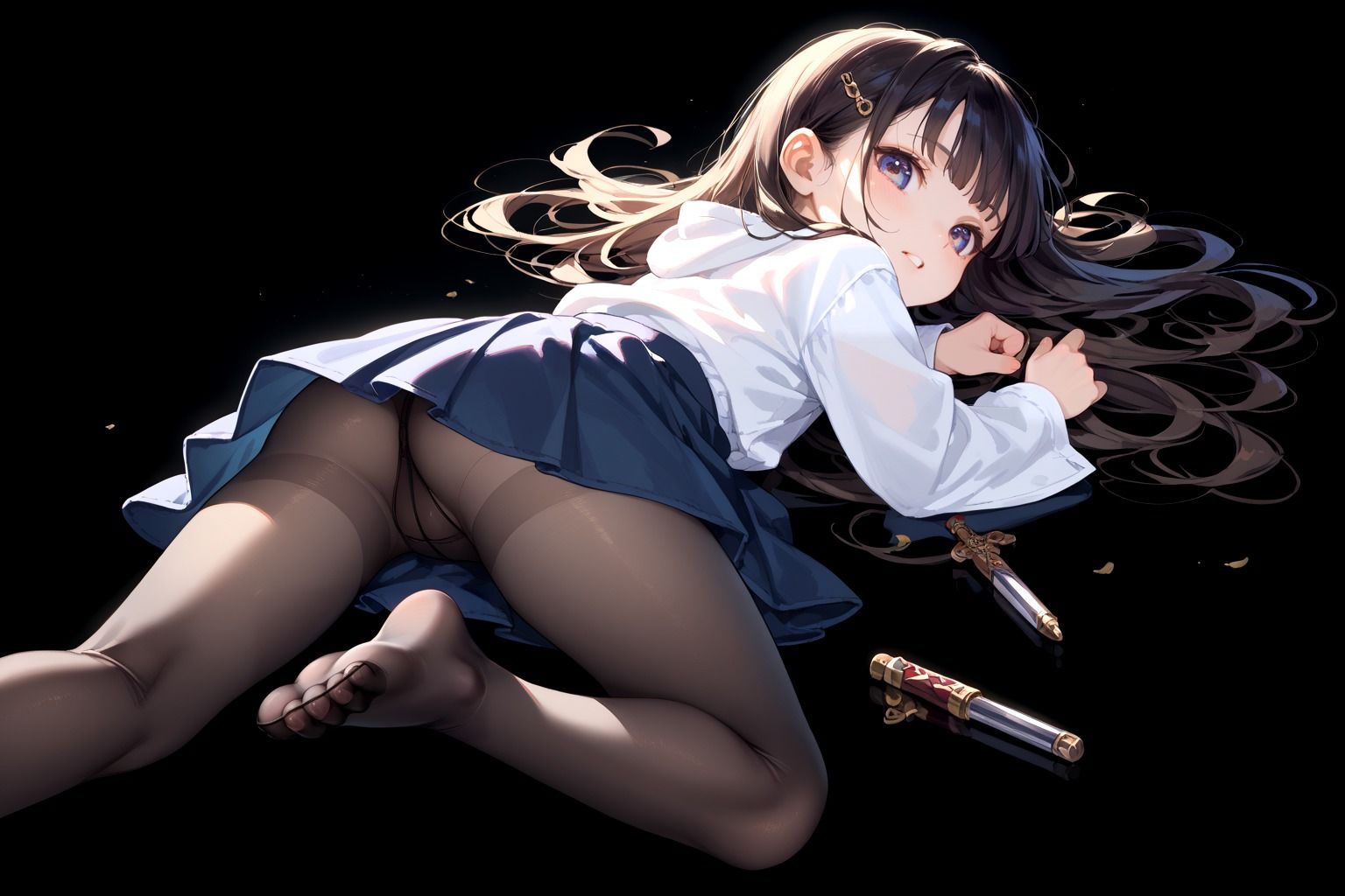 サンプル画像2:裏山で辱められて 放課後に繰り返す追撃の種付け劇(あめふらし) [d_486296]