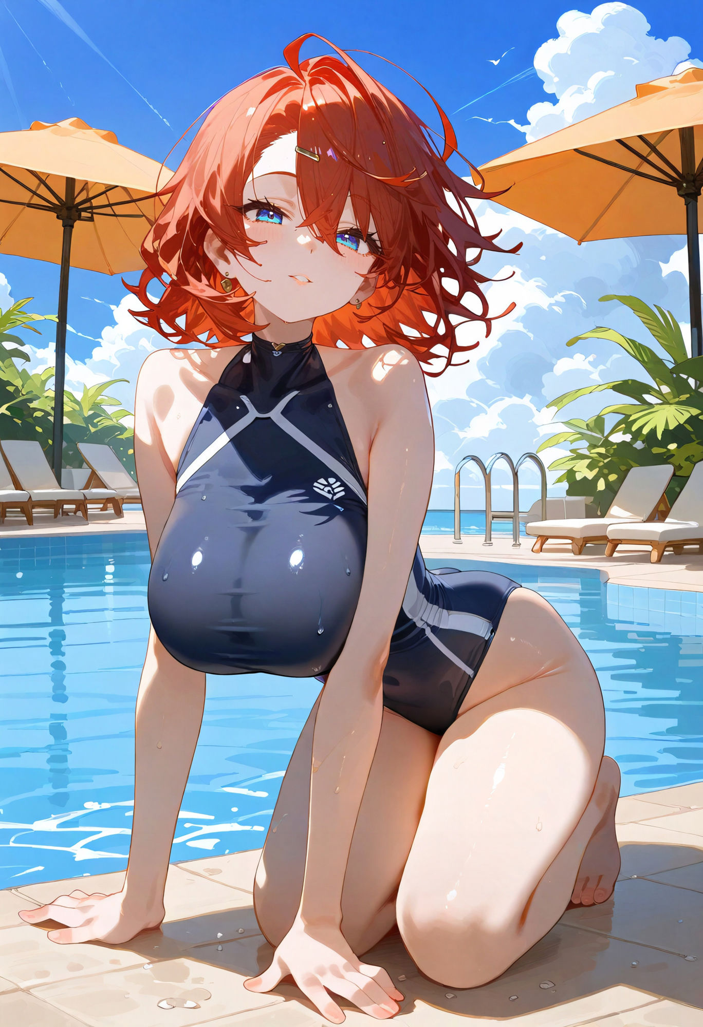 サンプル画像4:いっぱいおっぱい水着の女の子CG集♪全年齢版(BeautifulWomanArt) [d_486337]