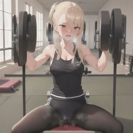 サンプル画像5:金髪タンクトップちゃんのどこでも露出！！(まんまんちん) [d_486356]