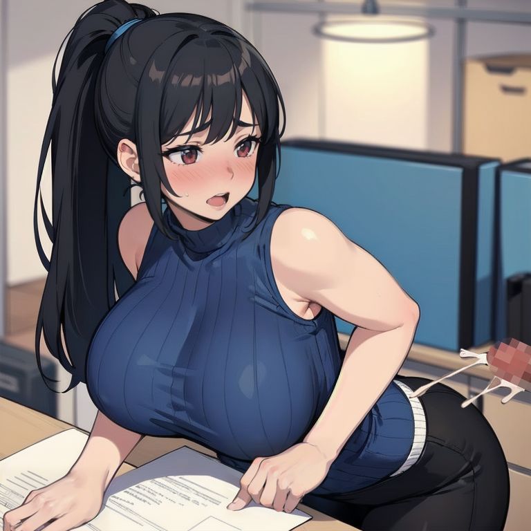 サンプル画像6:キミのニットぱいがエロ過ぎるから悪いんだ！(アレン・アイランド) [d_486442]