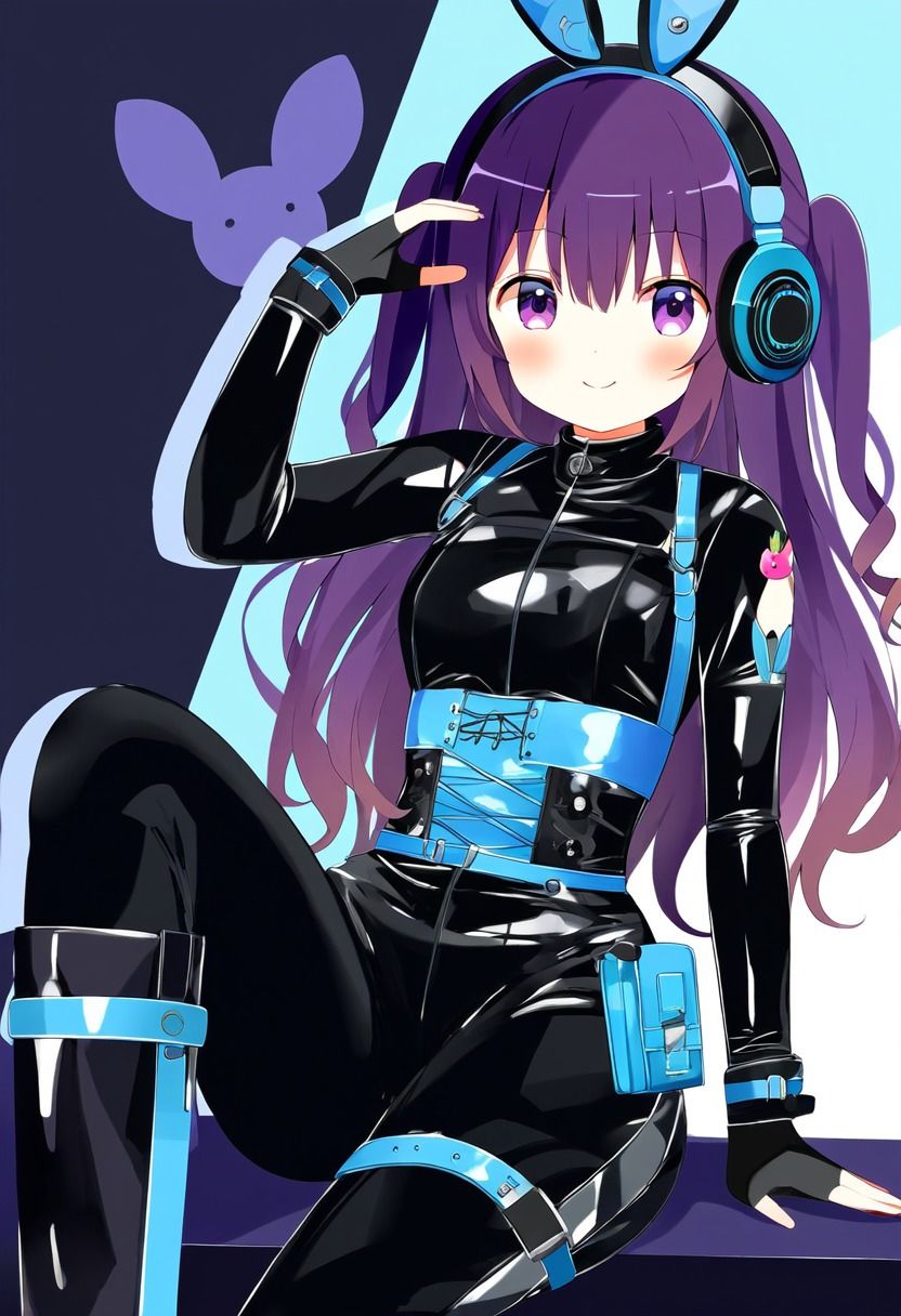 サンプル画像4:禁断のラテックスコス(潮吹きジョニー) [d_486474]