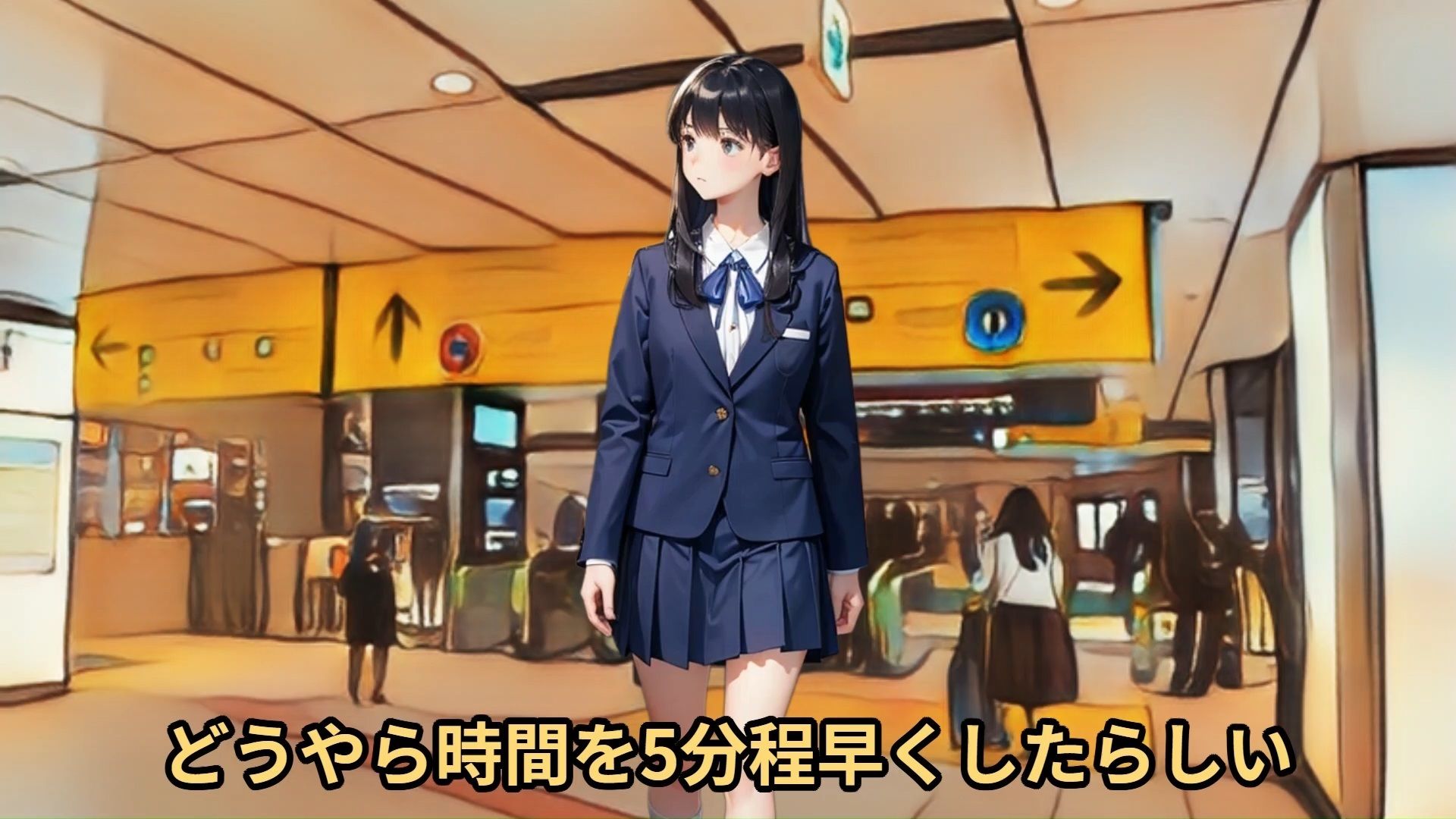 サンプル画像1:【少女痴●体験告白】大人しそうな〇〇〇〇を、2日間用意周到に抵抗しない子であると確認したのち、3日目に遅延して大混雑となった満員電車でじっくりと絶頂させた話（後編）(少女痴●体験告白) [d_486508]