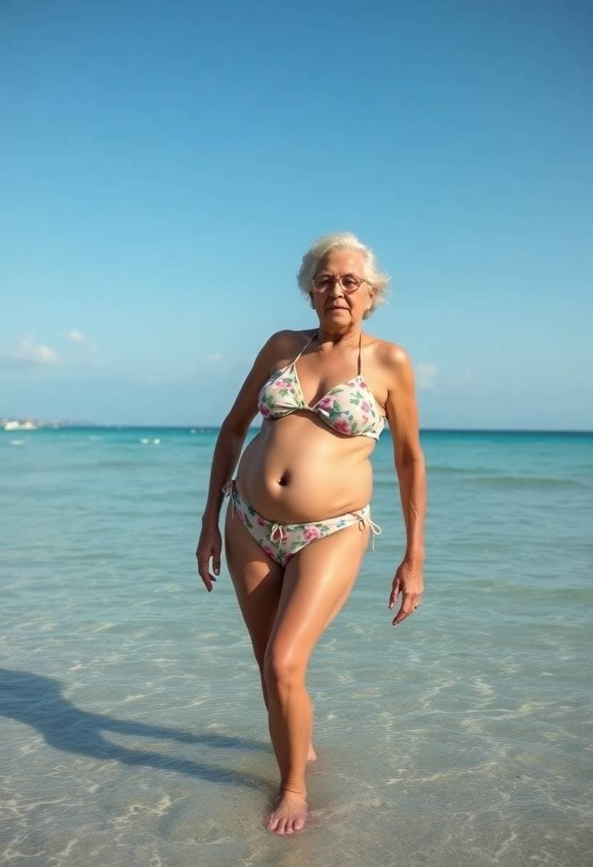 サンプル画像3:海外熟女水着写真集(おんぎぁ) [d_486559]