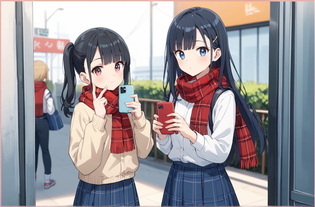 サンプル画像1:催●アプリでいいなり姉妹(かわいいイチゴ) [d_486683]