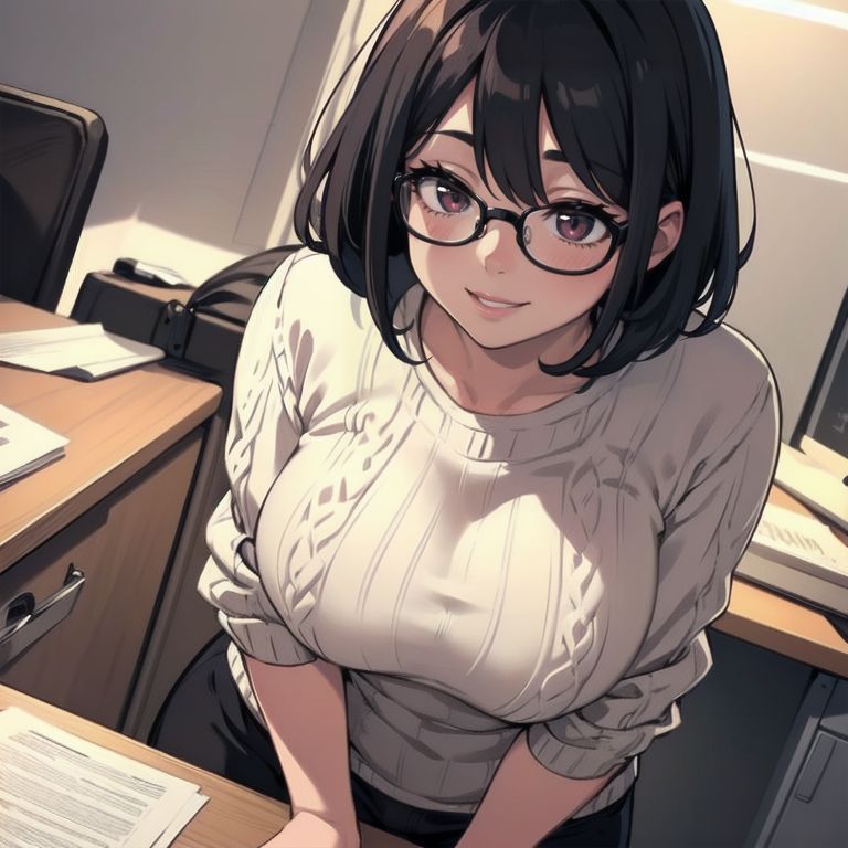 サンプル画像1:ニットぱいがエロ過ぎて我慢できない！(ト・ヨーダ) [d_486720]